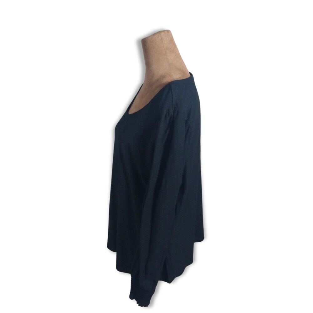Black Long Sleeve Shirt Women’s XL – Cotton Blend Business Casual